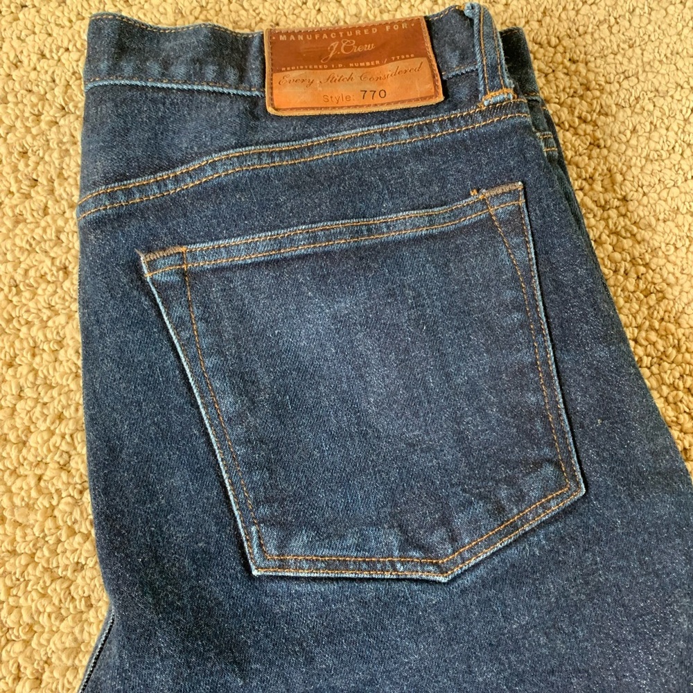 J Crew 770 Straight Fit Blue Jeans size 30x30